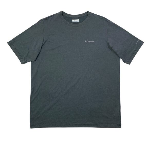 Columbia T Shirt Men XLT Tall Grey Omni Wick Thistletown Ridge Crew Neck Tee - Picture 1 of 10
